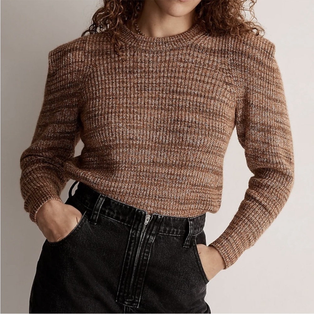 Madewell Space Dyed Prentiss Pullover Sweater NWT Size Medium
